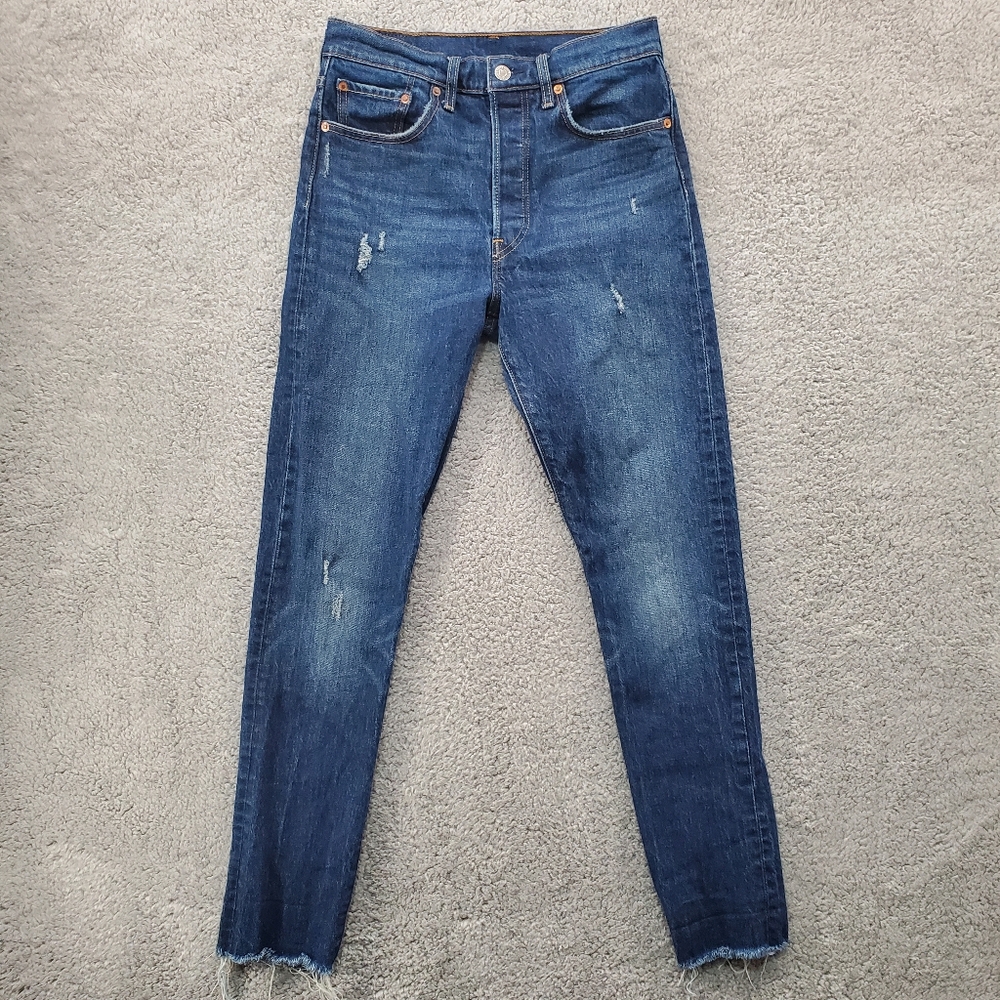 Levi's Women's Skinny Jeans - Dark Blue Wash